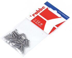 Robbe Modellsport Senkkopfschrauben Kreuzschlitz M2,5x8mm 30Stk. Edelstahl / 50991044