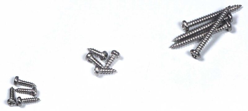 Robbe Modellsport Blechschrauben Kreuzschlitz 1,7x10mm 30Stk. Edelstahl / 50991028