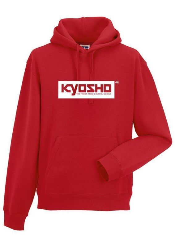 Kyosho Sweatshirt Kapuze Rot mit Reissverschluss K24 S / K.88242-S