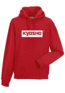 Kyosho Sweatshirt Kapuze Rot mit Reissverschluss K24 XXL / K.88242-XXL