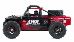 AMEWI Hyper Go Desert Buggy 1:14 4WD brushless RTR inkl. Akku & Ladekabel, schwarz/rot / 22658