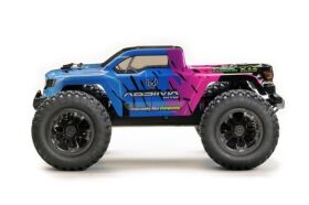 ABSIMA 1:16 Green Power Elektro Modellauto High Speed Monster Truck "MINI AMT" pink/blau 4WD RTR / 16007