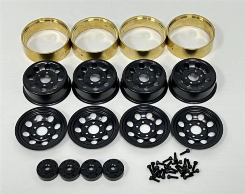 ABSIMA 1.2" Steel Bead Lock Wheels - black (4 St.) / 1010142