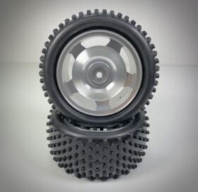 Absima Buggy Räderset 1:10 Alu 2WD/4WD 60/35 PIN hinten 12mm Hex (2 St.) / 2500025