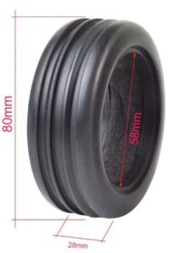 Absima Buggy Räderset 1:10 Alu 2WD 60/19 vorne freilaufend (2 St.) / 2500022