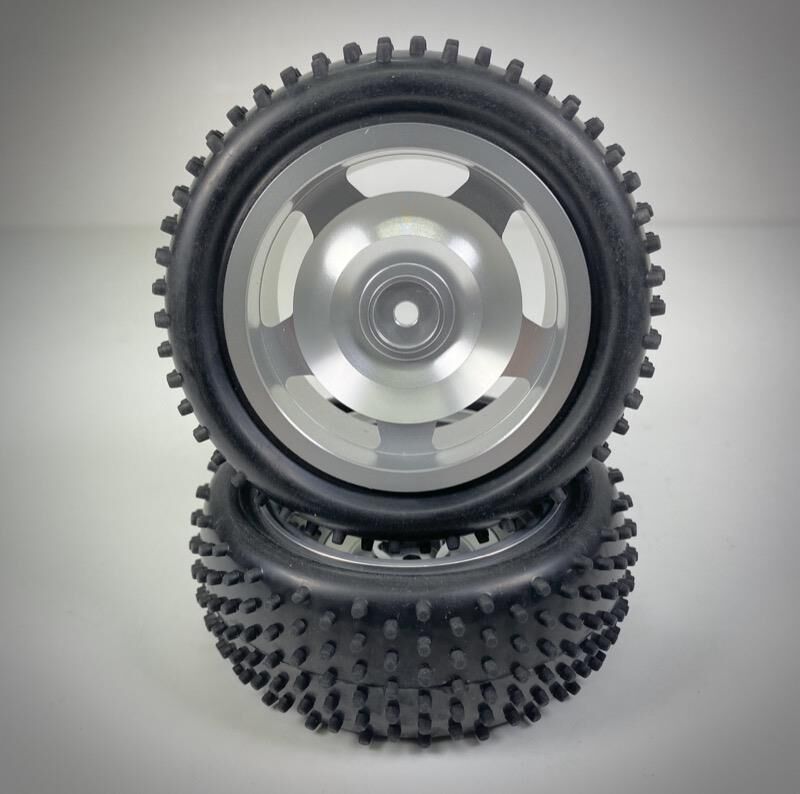 Absima Buggy Räderset 1:10 Alu 4WD 60/30 PIN vorne 12mm Hex (2 St.) / 2500023