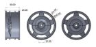 Absima Buggy Räderset 1:10 Alu 4WD 60/30 PIN vorne 12mm Hex (2 St.) / 2500023