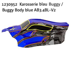 ABSIMA Buggy Karosserie blau AB3.4BL-V2 / 1230952