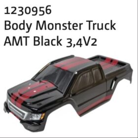 ABSIMA Monster Truck Karosserie schwarz AMT3.4-V2 / 1230956