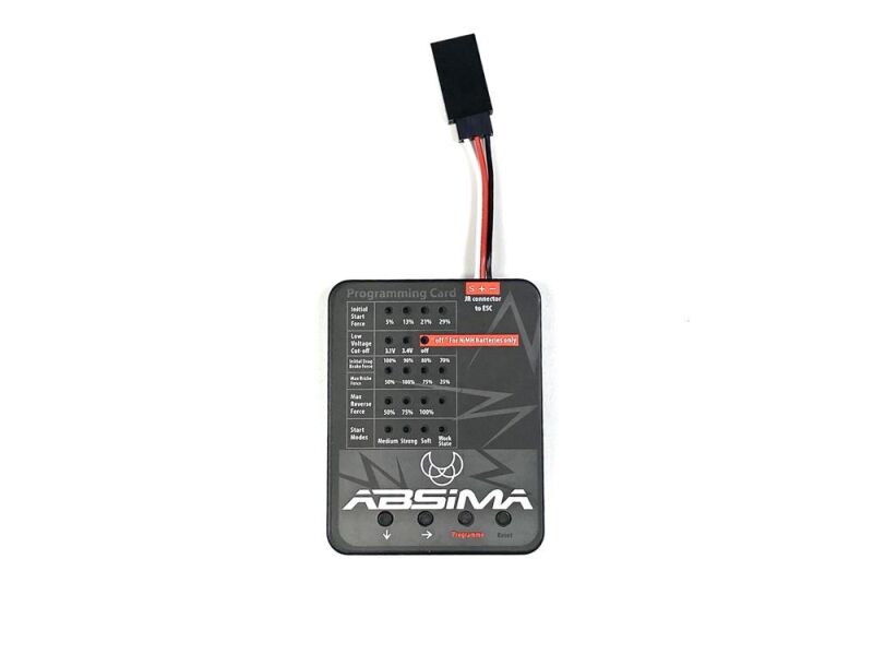 Absima Programmierkarte für Brushed Regler Standard/Crawler V2 / 2110061