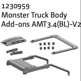 ABSIMA Monster Truck Karosserie Anbauteile AMT3.4(BL)-V2...