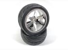 Absima Buggy Räderset 1:10 6-Speichen/Street vorne, chrom (2 St.) / 2500020