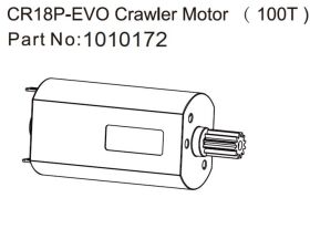 ABSIMA 130 Crawler Motor (100T) - EVO 1:18 / 1010172