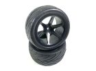ABSIMA Buggy Räderset 6 Speichen/Street vorne schwarz 1:10 (2 St.)  / 2500018