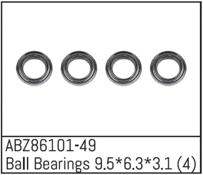 ABSIMA Ball Bearings 9.5*6.3*3.1 - Mini AMT (4 St.) / ABZ86101-49