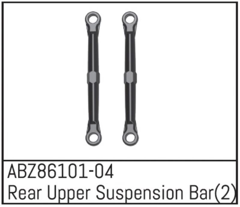 ABSIMA Rear Upper Suspension Bar - Mini AMT (2 St.) / ABZ86101-04