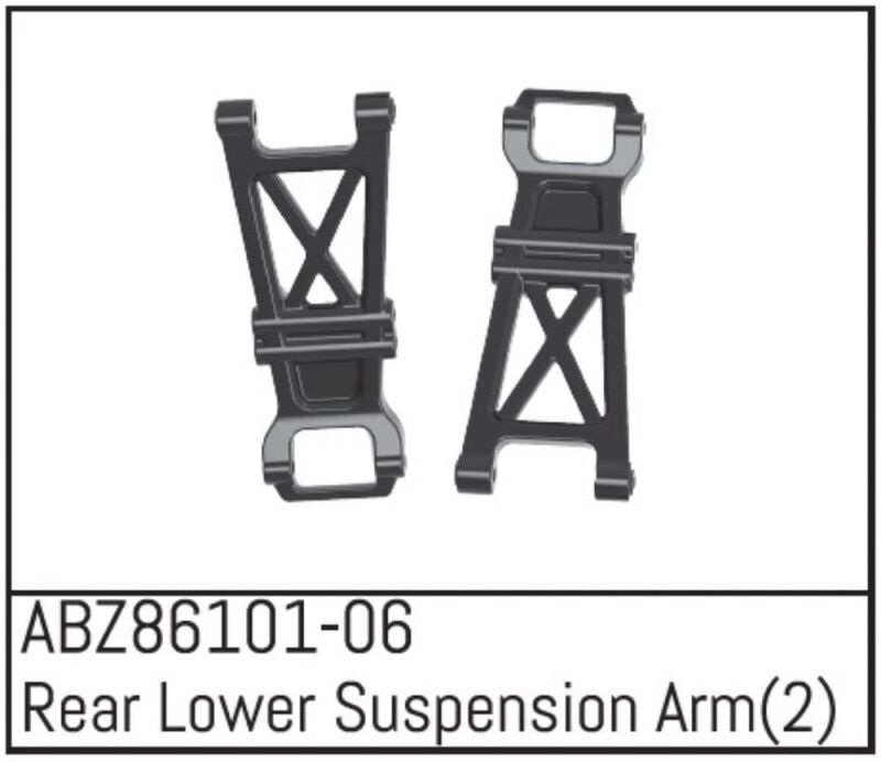 ABSIMA Rear Lower Suspension Arm - Mini AMT (2 St.) / ABZ86101-06