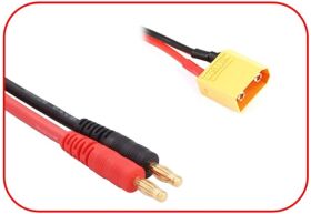 ABSIMA Ladekabel 4mm Goldkontaktstecker - XT90 300mm /...