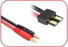 ABSIMA Ladekabel 4mm Goldkontaktstecker passend f. Traxxas 300mm / 3040071