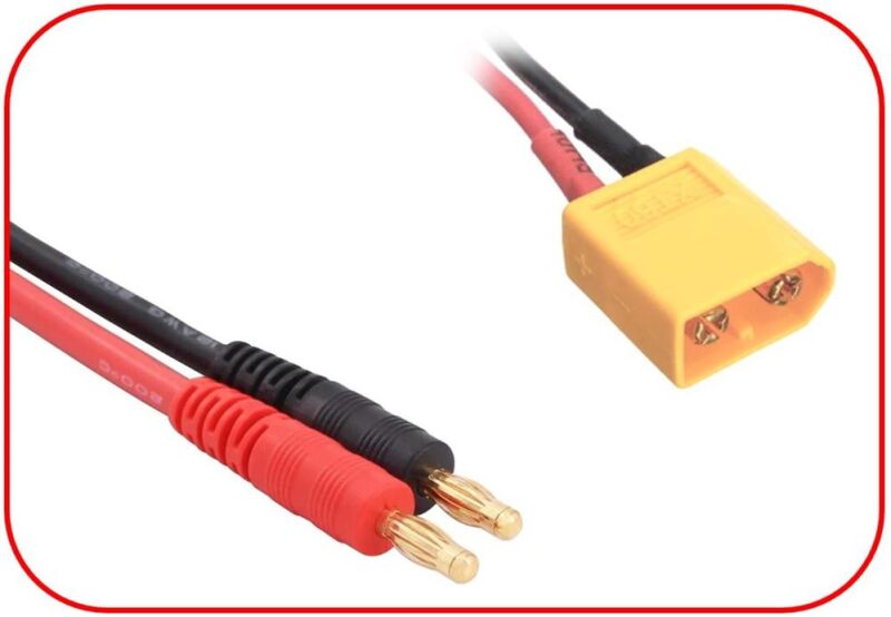 ABSIMA Ladekabel 4mm Goldkontaktstecker - XT60 300mm / 3040075