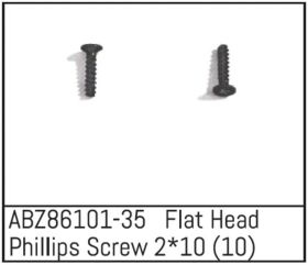 ABSIMA Flat Head Phillips Screw 2*10 - Mini AMT (10 St.)...