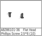 ABSIMA Flat Head Phillips Screw 2.5*6 - Mini AMT (10 St.) / ABZ86101-36