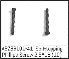 ABSIMA Self-tapping Phillips Screw 2.5*18 - Mini AMT (10...