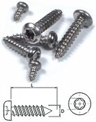 Robbe Modellsport Blechschschrauben TX 2,6x6mm 30Stk. Edelstahl (T8) / 50991240