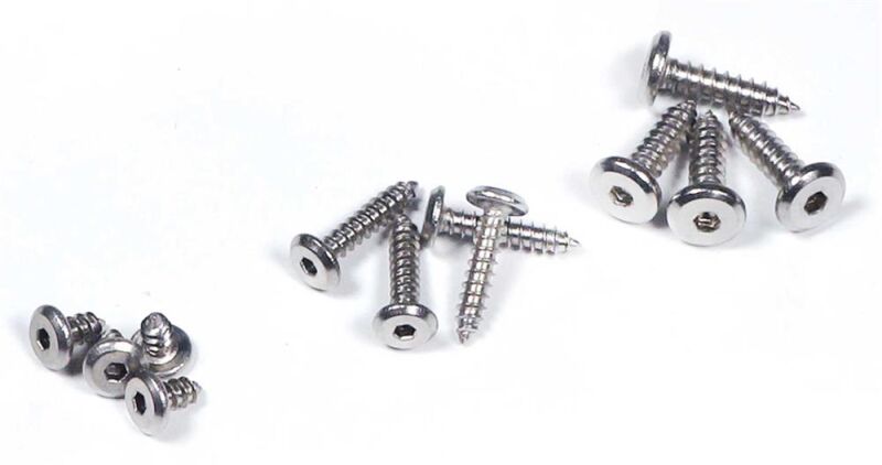Robbe Modellsport Blechschrauben Innensechskant Flachkopf 2,6x10mm 30Stk. Edelstahl / 50991235
