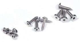 Robbe Modellsport Blechschrauben Innensechskant Flachkopf 2,6x6mm 30Stk. Edelstahl / 50991233