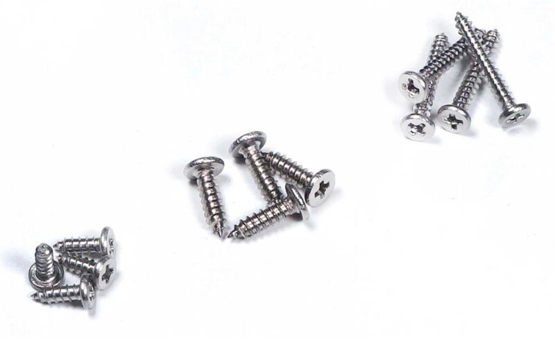 Robbe Modellsport Blechschrauben Flachkopf Kreuzschlitz 2,0x10mm 30Stk. Edelstahl / 50991223