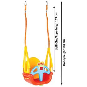 Jamara Kinderschaukel Grow with me 3in1 rot  / 467100