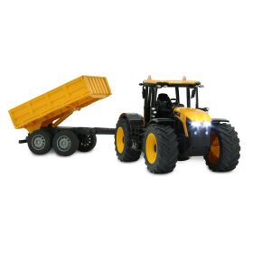 Jamara JCB Fastrac Traktor mit Kippanhänger 1:24 2,4GHz  / 405305