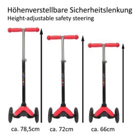 Jamara KickLight Scooter rot  / 461650