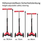 Jamara KickLight Scooter rot  / 461650