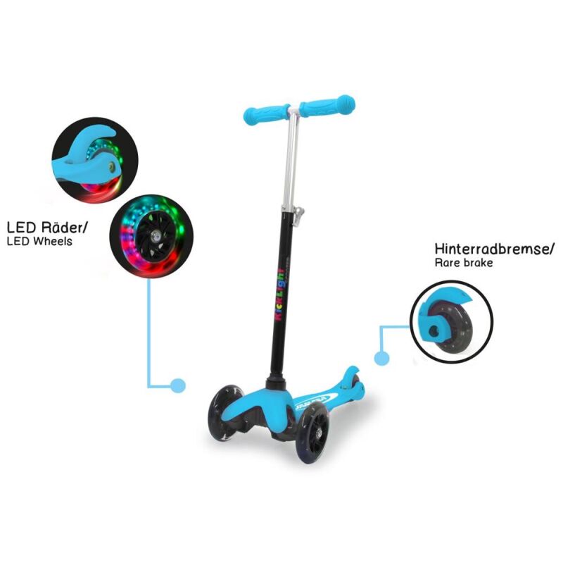 Jamara KickLight Scooter blau  / 461651