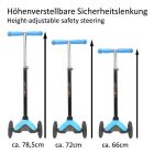 Jamara KickLight Scooter blau  / 461651