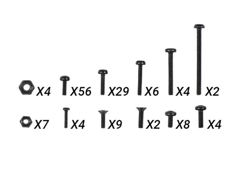 FURITEK FX118 Fury Wagon Schrauben-Set komplett / FUR2389