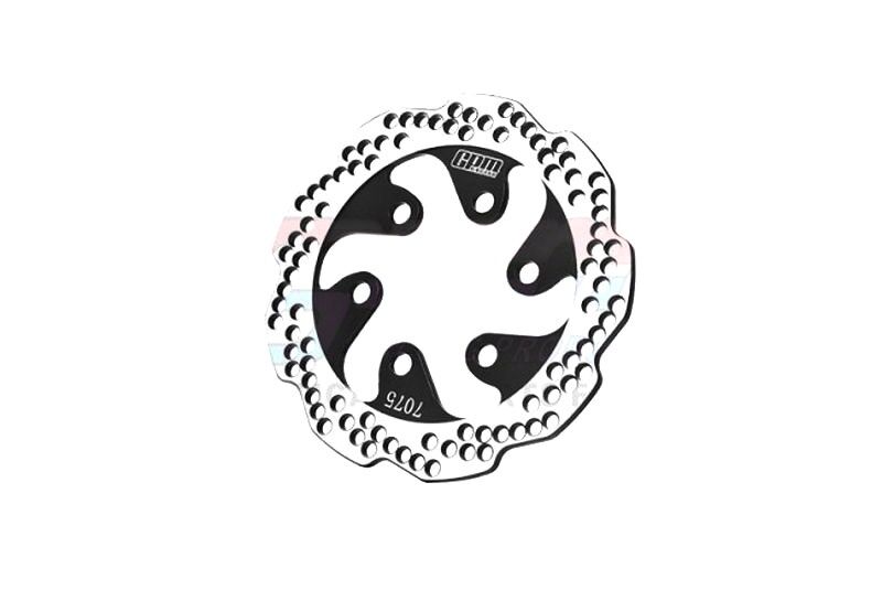 GPM 1/4 PROMOTO-MX Alu Bremsscheibe hinten schwarz / GPMMX010/DISKBK