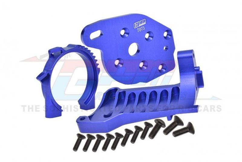 GPM TRX MAXX Aluminium Motorbefestigung blau / GPMTXMS018NB
