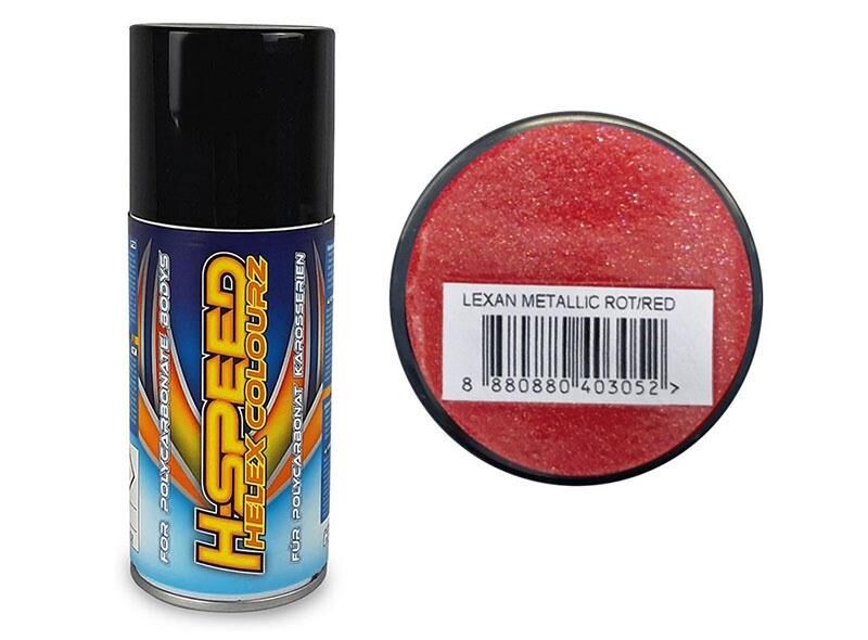H-SPEED Lexan Spray metallic rot / red 150ml / HSPS030