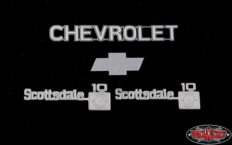 RC4WD Chevrolet K10 Metall-Emblem-Set / RC4ZS0861
