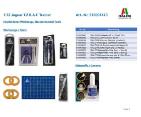 ITALERI 1:72 Jaguar T.2 R.A.F. Trainer / 510001470