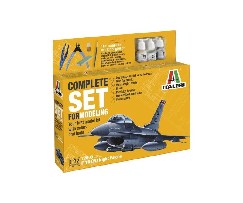 ITALERI 1:72 Model-Set F-16 C/D Night Falcon / 510072009
