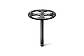 HUDY Vacuum Pumpe Pfosten und Dämpferhalter On-Road...