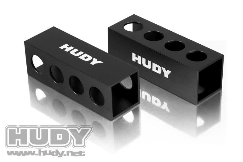 HUDY Chassisunterlegblöcke (30mm) für 1/8 Off-Road LW / HUD107704