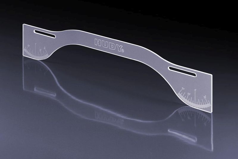 HUDY Obere Messplatte für Vor- / Nachspur, für 1:8 Truggy / HUD108841