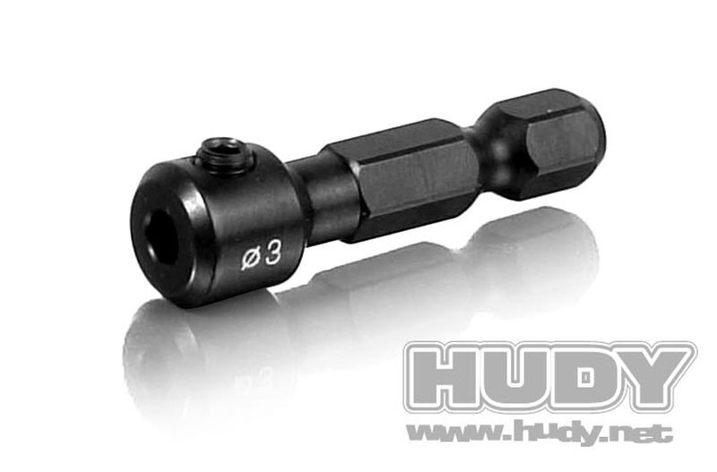 HUDY Adapter für Bohrmaschieneneinsätze 3.0mm / HUD111030