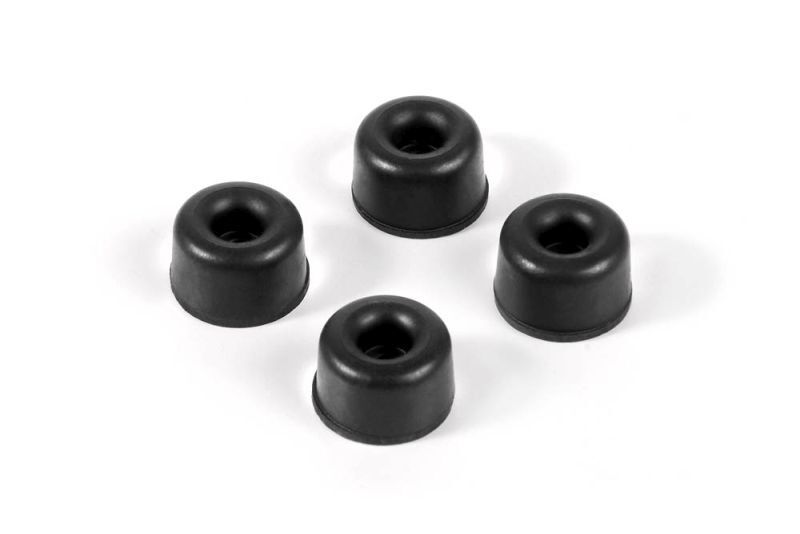 HUDY BLACK RUBBER FEET (4) / HUD203110