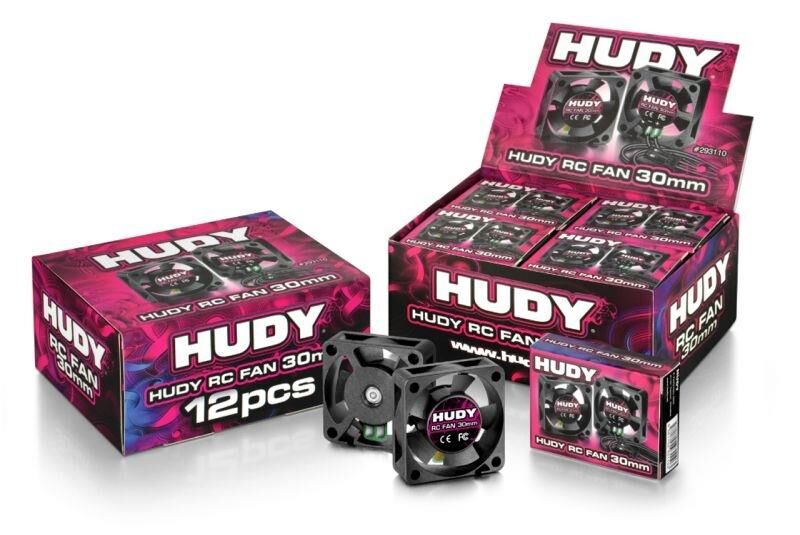 HUDY BRUSHLESS RC FAN 30MM Set 12 Stück / HUD293110XL